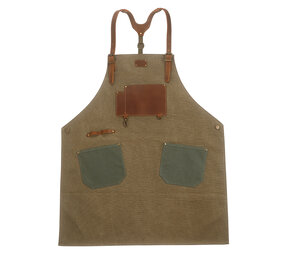 Hezhen Keukenschort Groen