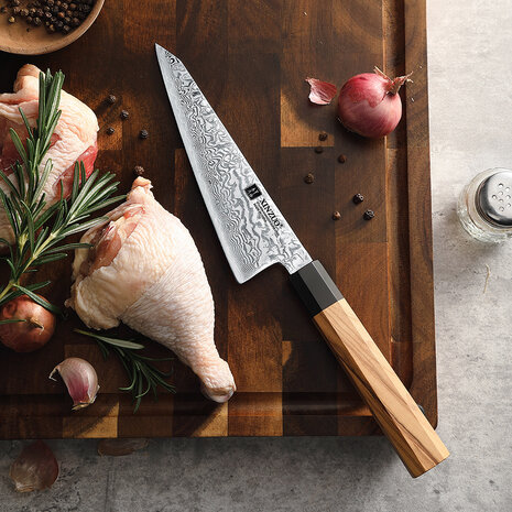 XinZuo Damascus Honesuki - PM8O Zhen series XinZuo Damascus Honesuki - PM8O Zhen series