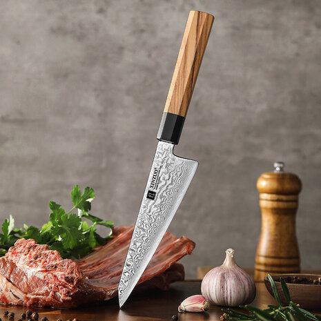 XinZuo Damascus Honesuki - PM8O Zhen series XinZuo Damascus Honesuki - PM8O Zhen series