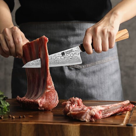 XinZuo Damascus Honesuki - PM8O Zhen series XinZuo Damascus Honesuki - PM8O Zhen series