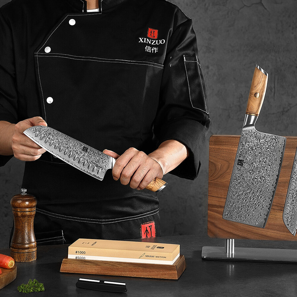 XinZuo Professionele slijpsteen  (Korund) - Dubbelzijdige korrel  1000/5000 - L