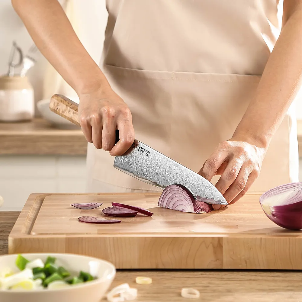 Hezhen Blue 2 Damascus Koksmes (PM8B series)