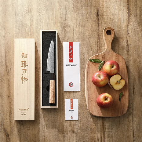 Hezhen Blue 2 Damascus Groentemes (PM8B series)