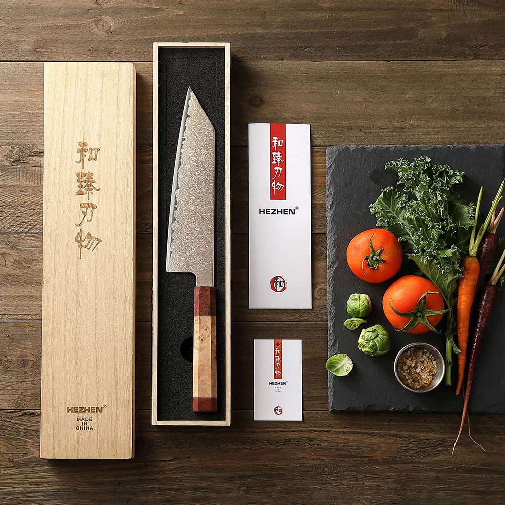 Hezhen Koper Damascus Bunkames 21.0cm (X05C series)