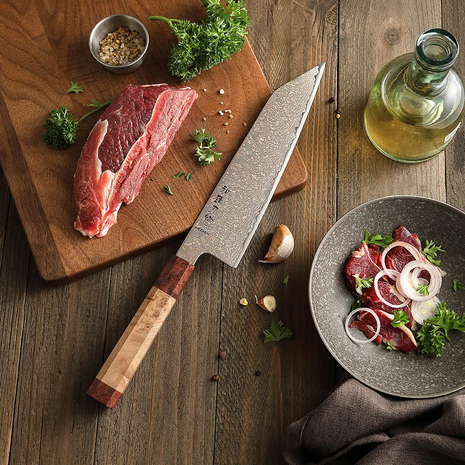 Hezhen Koper Damascus Bunkames 21.0cm (X05C series)