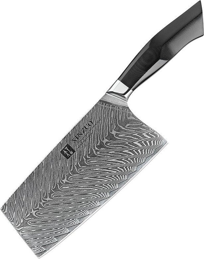 XinZuo Damascus Cleaver (Chinees koksmes)  - B32 Feng series XinZuo Damascus Cleaver (Chinees koksmes)  - B32 Feng series