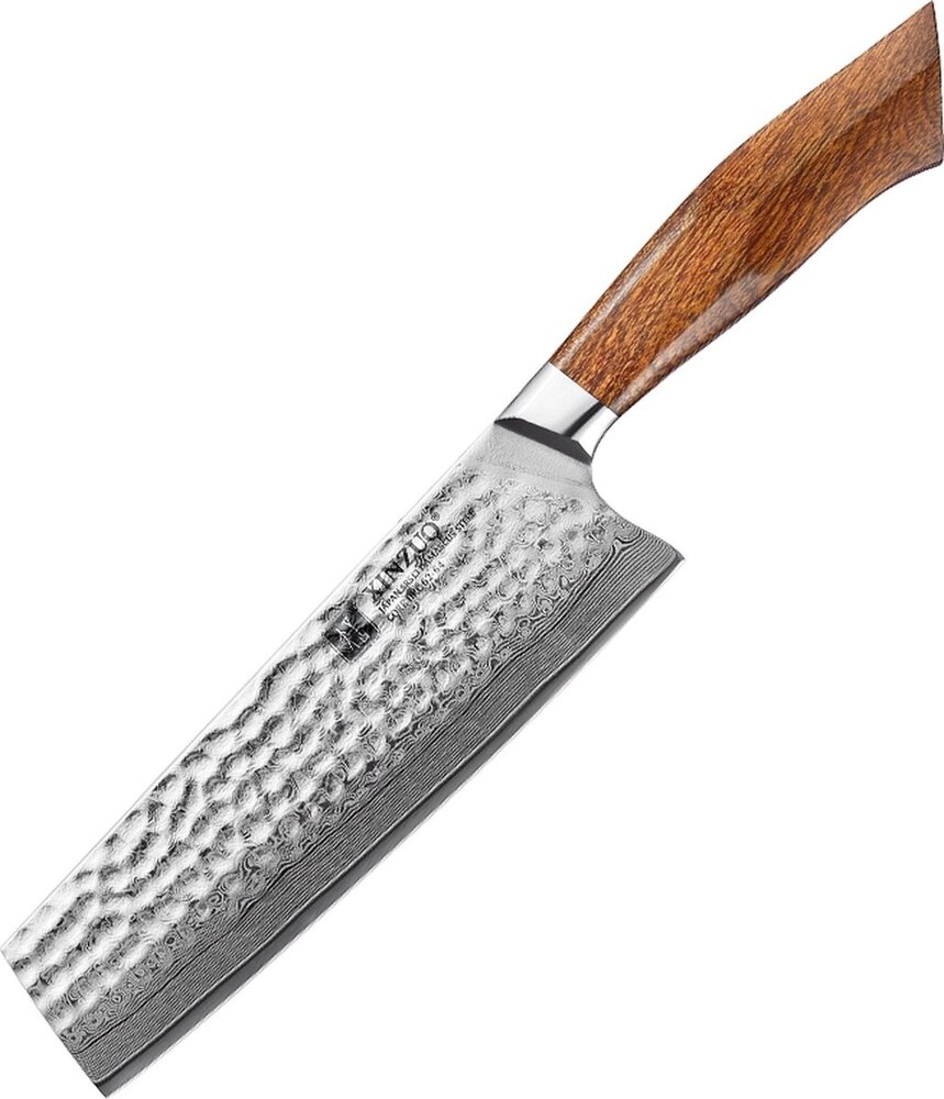 XinZuo Damascus Nakiri mes - B32D Feng series XinZuo Damascus Nakiri mes - B32D Feng series