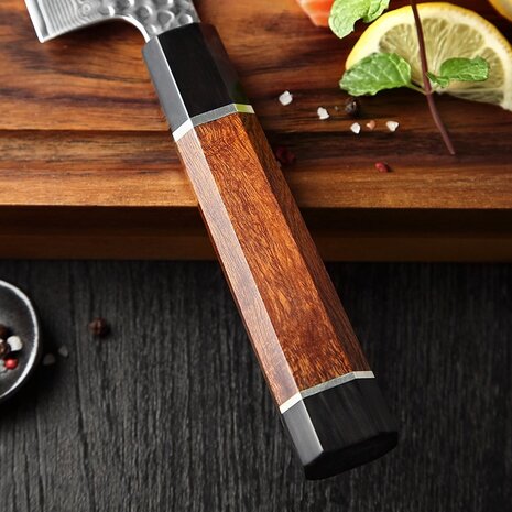 XinZuo Damascus Santokumes - PM8 Zhen series XinZuo Damascus Santokumes - PM8 Zhen series