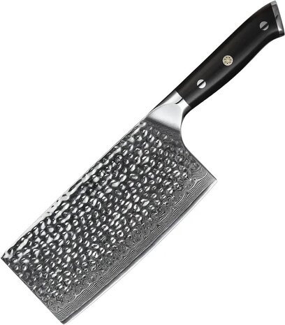 XinZuo Damascus Cleaver (Chinees koksmes)  - B13H Yu series XinZuo Damascus Cleaver (Chinees koksmes)  - B13H Yu series
