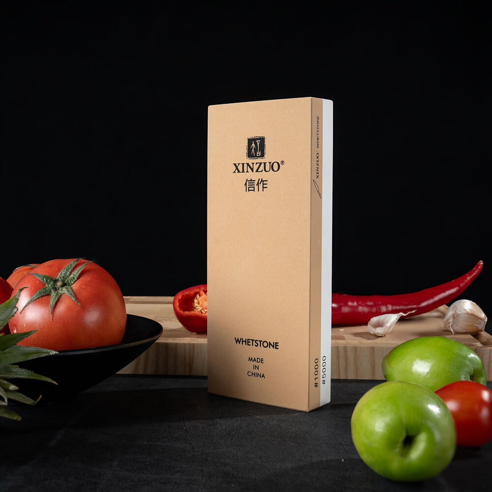 XinZuo Professionele slijpsteen  (Korund) - Dubbelzijdige korrel  1000/5000 - L XinZuo Professionele slijpsteen  (Korund) - Dubbelzijdige korrel  1000/5000 - L