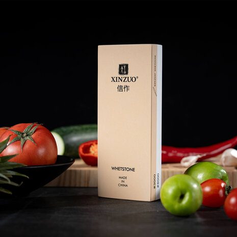 XinZuo Professionele slijpsteen (Korund) - Dubbelzijdige korrel 3000/8000 - L XinZuo Professionele slijpsteen (Korund) - Dubbelzijdige korrel 3000/8000 - L