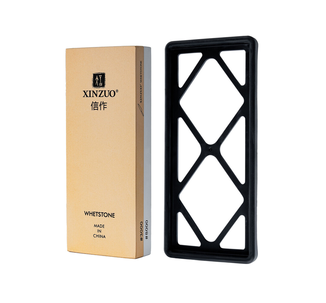 XinZuo Professionele slijpsteen (Korund) - Dubbelzijdige korrel 3000/8000 - L XinZuo Professionele slijpsteen (Korund) - Dubbelzijdige korrel 3000/8000 - L