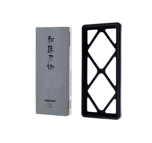 Hezhen Professionele slijpsteen  (Korund) - Dubbelzijdige korrel  1000/5000 - L