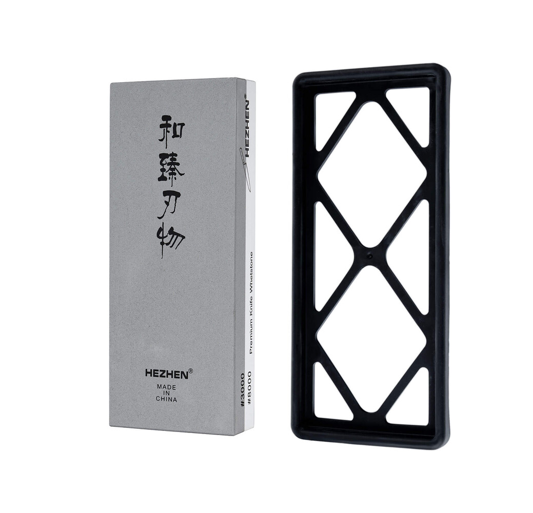 Hezhen Professionele slijpsteen (Korund) - Dubbelzijdige korrel  3000/8000 - L Hezhen Professionele slijpsteen (Korund) - Dubbelzijdige korrel  3000/8000 - L