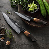 XinZuo Damascus messenset 2-delig - X06 Mo series XinZuo Damascus messenset 2-delig - X06 Mo series