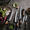 XinZuo Damascus messenset 5-delig - X06 Mo series XinZuo Damascus messenset 5-delig - X06 Mo series
