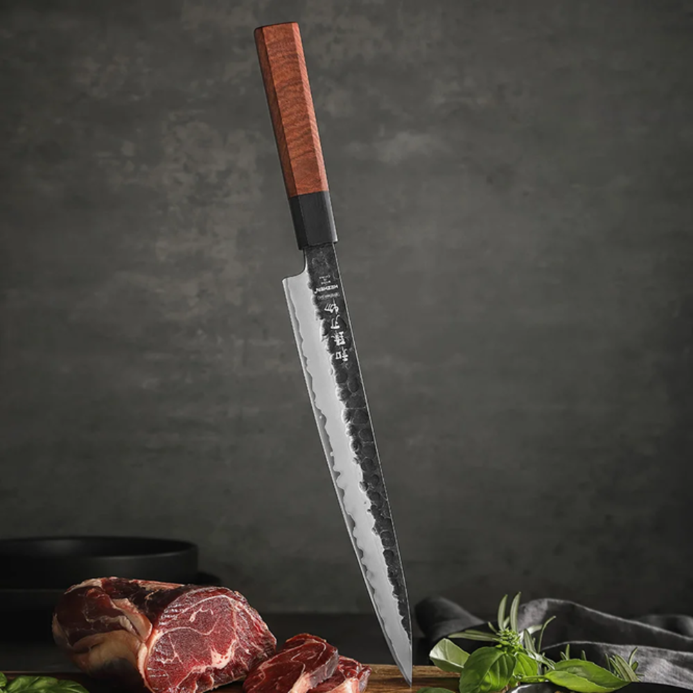 Hezhen Composietstalen Vleesmes 26cm - PM8S Retro series Hezhen Composietstalen Vleesmes 26cm - PM8S Retro series