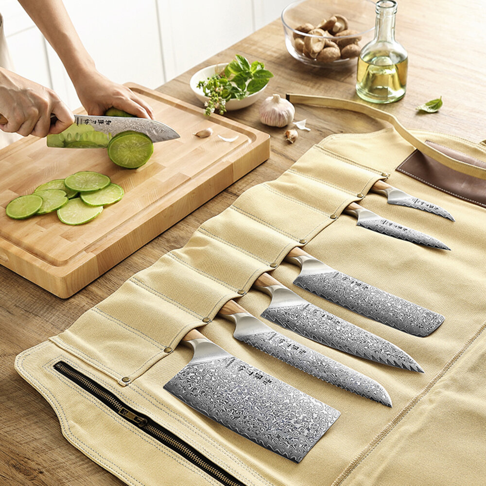 Hezhen Messentas canvas - Geel