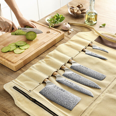 Hezhen Messentas canvas - Geel