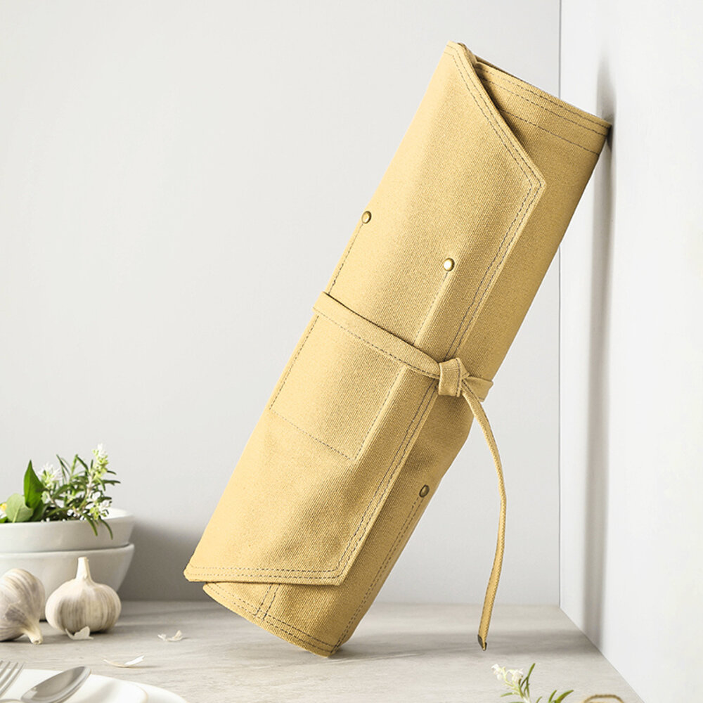 Hezhen Messentas canvas - Geel