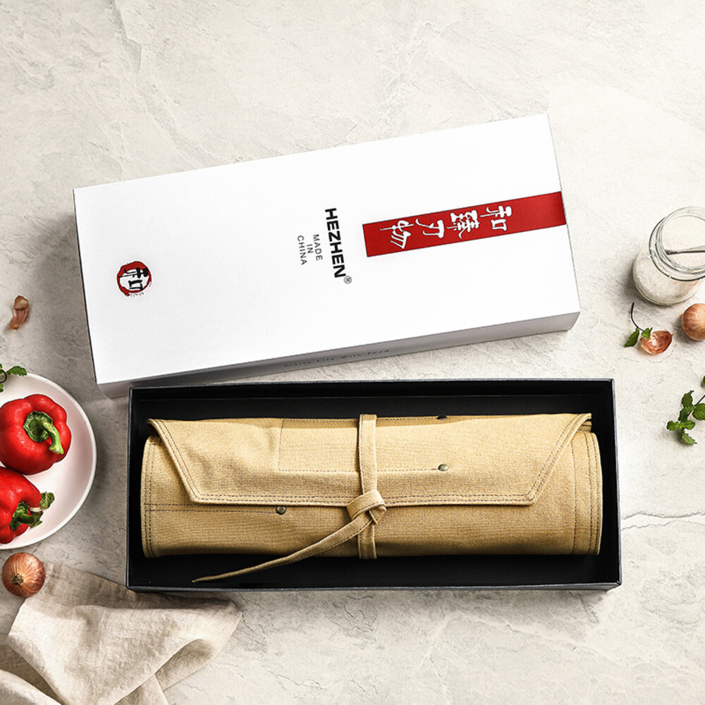 Hezhen Messentas canvas - Geel