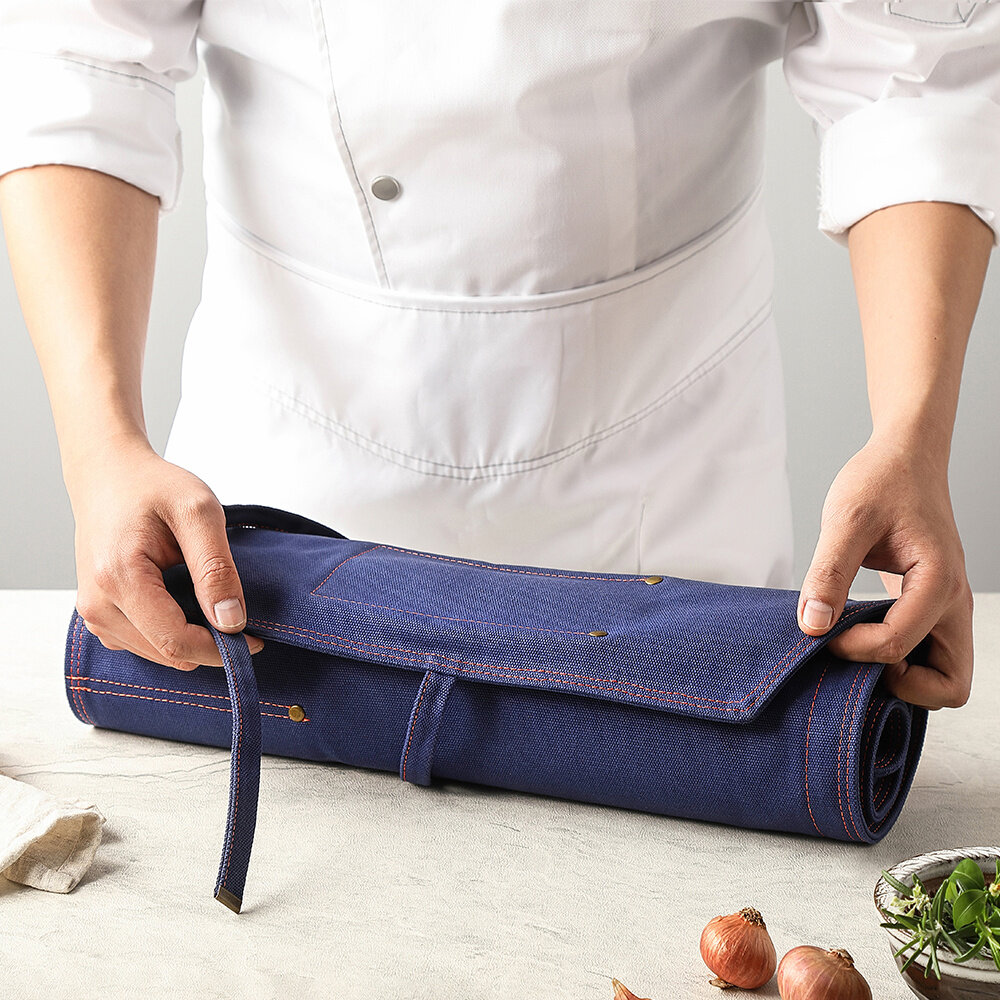 Hezhen Messentas canvas - Blauw