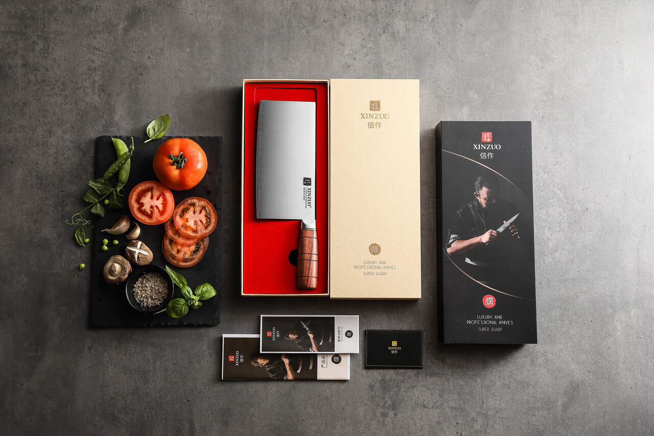 XinZuo Chinese Cleaver 19cm - X07 Fu series XinZuo Chinese Cleaver 19cm - X07 Fu series