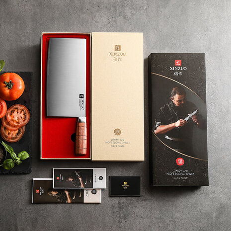 XinZuo Chinese Cleaver 23cm - X07 Fu series XinZuo Chinese Cleaver 23cm - X07 Fu series