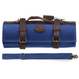 Hezhen Messentas canvas/leer - Blauw Hezhen Messentas canvas/leer - Blauw