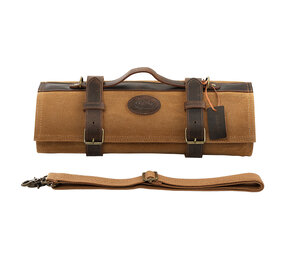 Hezhen Messentas canvas/leer - Geelbruin Hezhen Messentas canvas/leer - Geelbruin