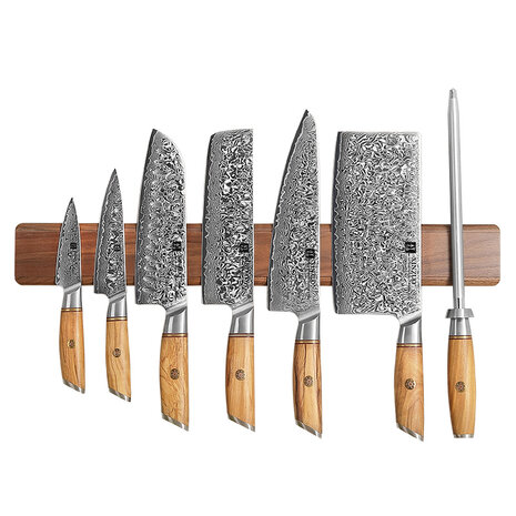 XinZuo Magneetstrip walnoothout 50 cm XinZuo Magneetstrip walnoothout 50 cm