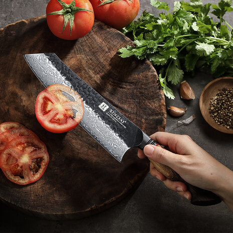 XinZuo Damascus Koksmes Bunka - X06 Mo Series XinZuo Damascus Koksmes Bunka - X06 Mo Series