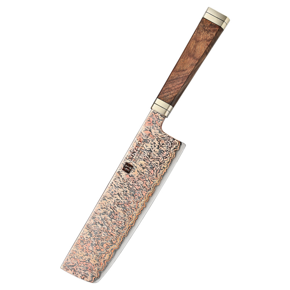 nekoo xinzuo-koper-damascus-nakiri-