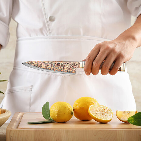 XinZuo Koper Damascus Groentemes - X08C series