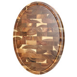 XinZuo Snijplank Acaciahout 43x32x2.6cm met handgrepen, anti-slip voetjes en sapgeul