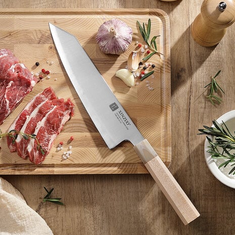 XinZuo Koksmes Bunka van Blue #2 Carbonstaal (PM8M series)