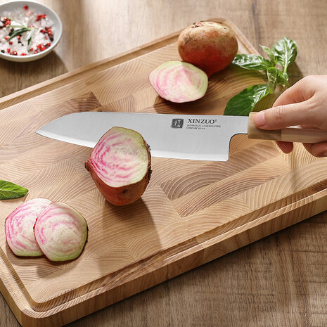 XinZuo Santokumes van Blue #2 Carbonstaal (PM8M series)