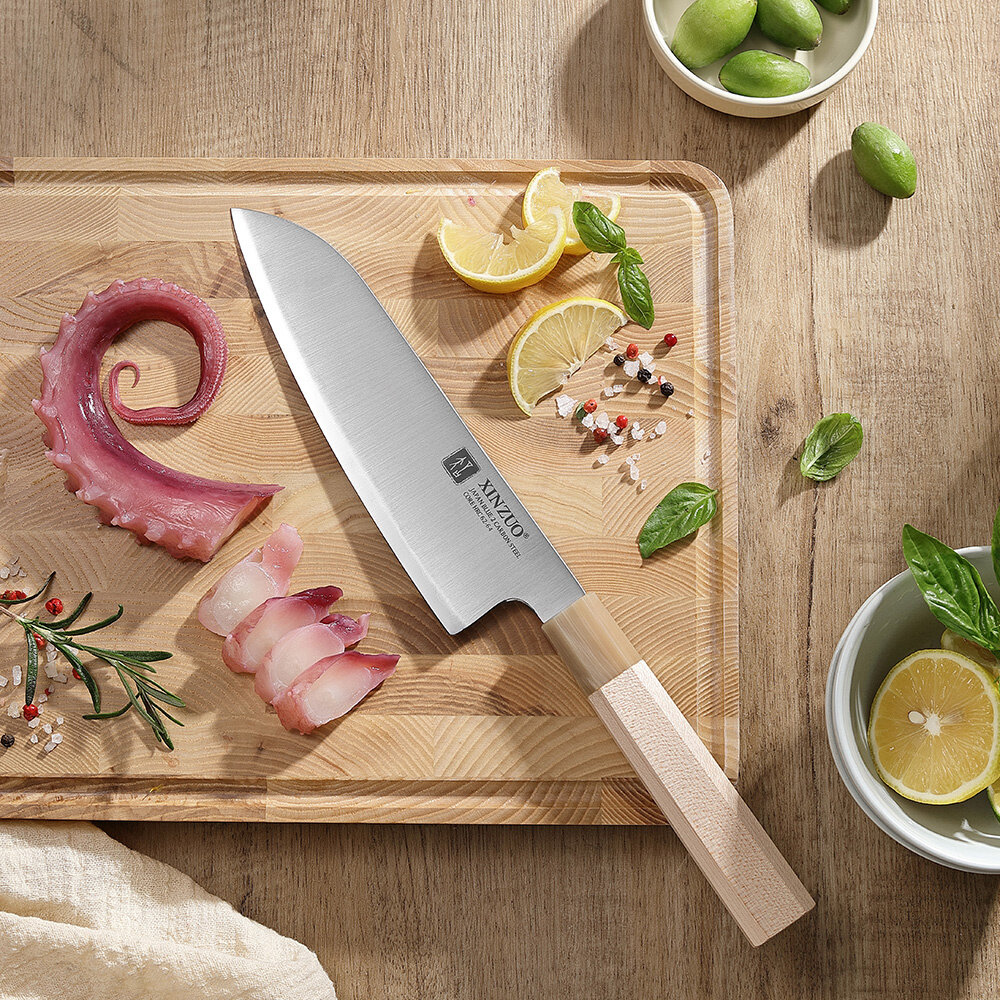 XinZuo Santokumes van Blue #2 Carbonstaal (PM8M series)