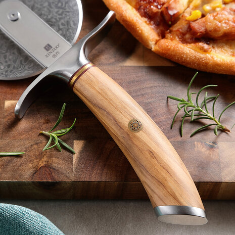 XinZuo Damascus Pizzasnijder - B37 Lan series