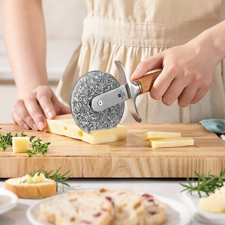 XinZuo Damascus Pizzasnijder - B37 Lan series