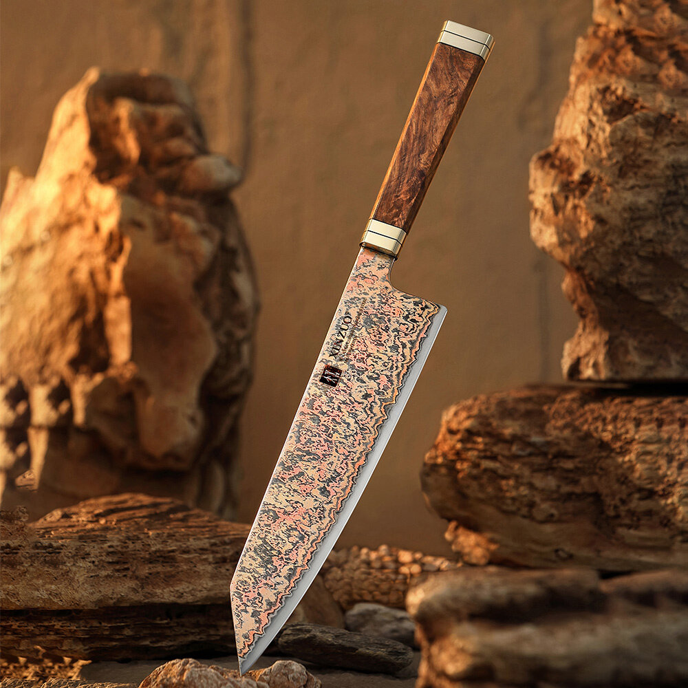 XinZuo Koper Damascus Messenset - X08C series