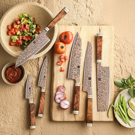 XinZuo Koper Damascus Messenset - X08C series