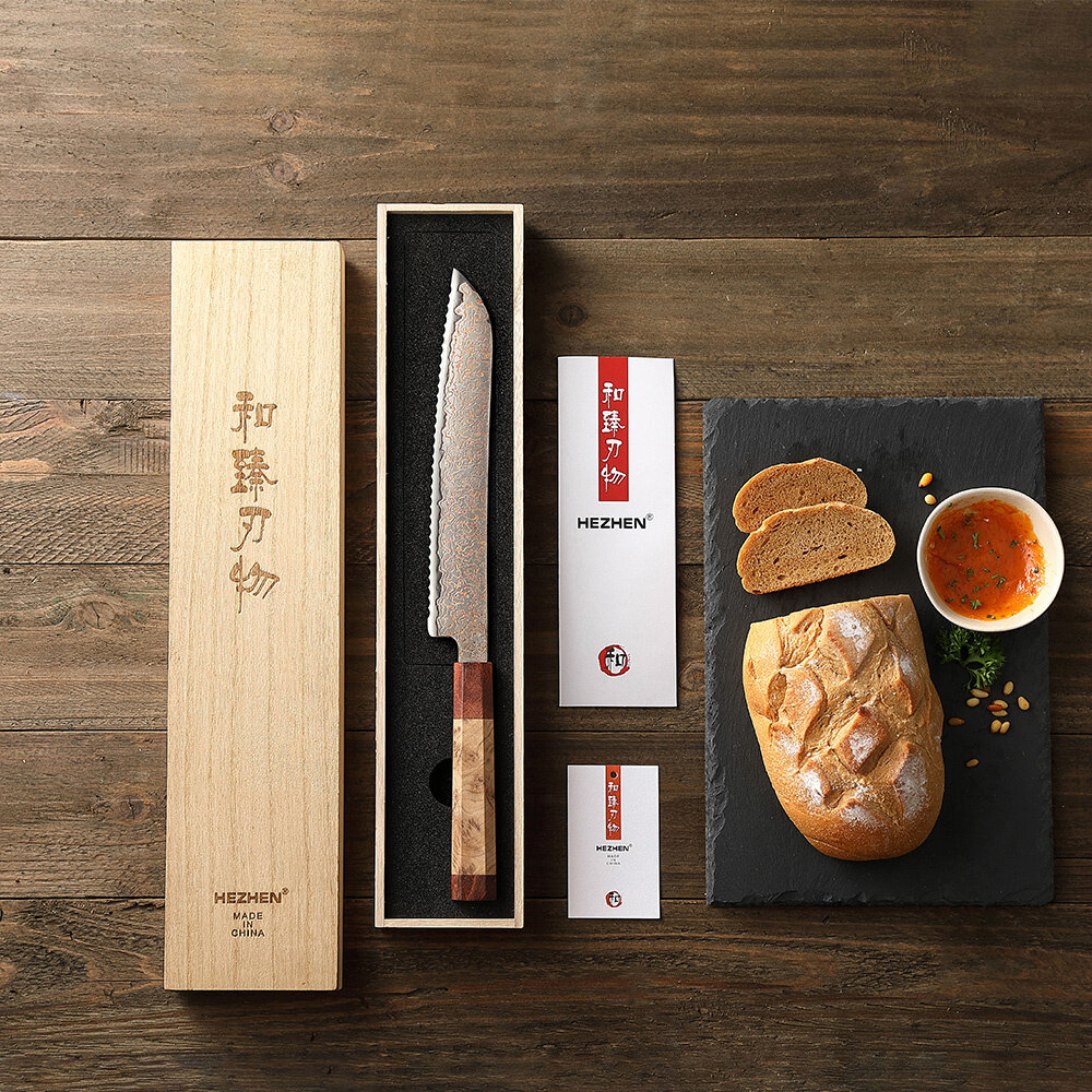 Hezhen Koper Damascus Broodmes (X05C series)