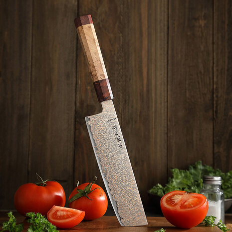Hezhen Koper Damascus Nakiri (X05C series)