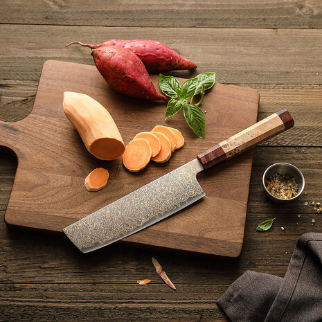 Hezhen Koper Damascus Nakiri (X05C series)