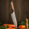 Hezhen Koper Damascus Santoku (X05C series)