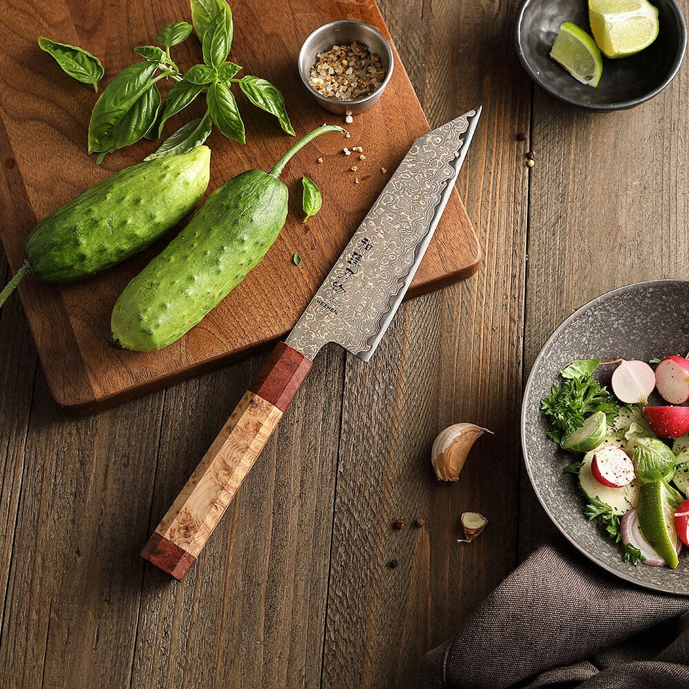 Hezhen Koper Damascus Bunkames 16.5cm (X05C series)