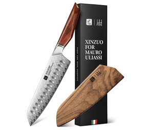 XinZuo Damascus santokumes (X03 Xing Series)