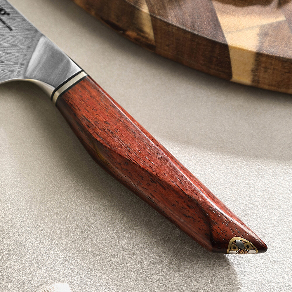 XinZuo Damascus uitbeenmes 16.5cm - X03 Xing Series - XinZuo x Mauro Uliassi (3-sterren Michelin chef) XinZuo Damascus uitbeenmes 16.5cm - X03 Xing Series - XinZuo x Mauro Uliassi (3-sterren Michelin chef)