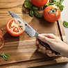 XinZuo Damascus groentemes 13cm - X03 Xing Series - XinZuo x Mauro Uliassi (3-sterren Michelin chef) XinZuo Damascus groentemes 13cm - X03 Xing Series - XinZuo x Mauro Uliassi (3-sterren Michelin chef)